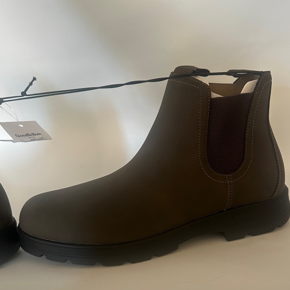 Classic Brown Leather Chelsea Boots